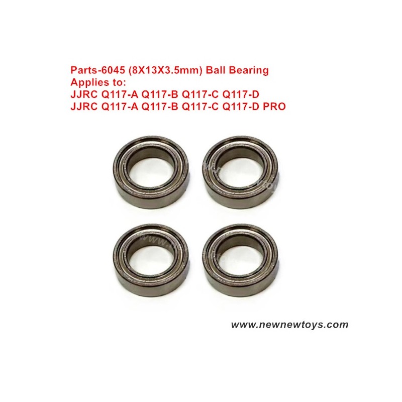 JJRC Q117A Q117B Q117C Q117D PRO Parts 6045, Ball Bearing 8X13X3.5mm