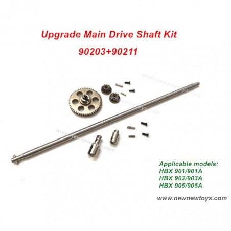 Vanguard RC Truck Parts For HBX 903/HBX 903A Upgrades-Main Drive Shaft Kit 90203+90211