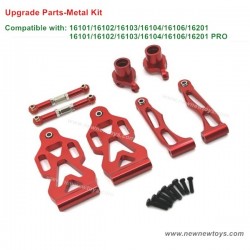 SCY 16104 Pro Upgrade Metal Kit-Front Swing Arm+Steering Cup+Steering Rod