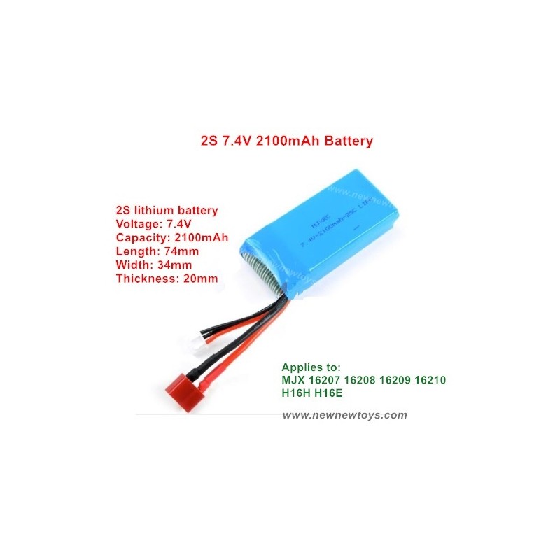 MJX Hyper Go 16207 16208 16209 16210 Parts 2S 7.4V 2100mAh Battery