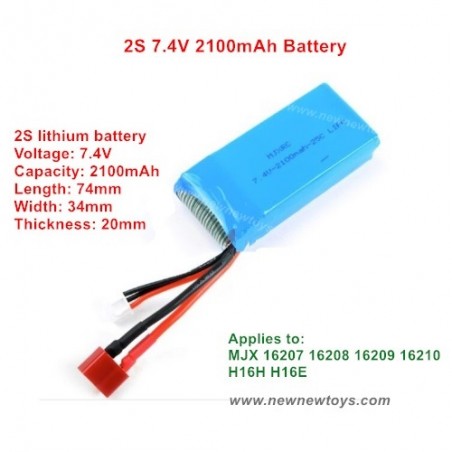 MJX Hyper Go 16207 16208 16209 16210 Parts 2S 7.4V 2100mAh Battery