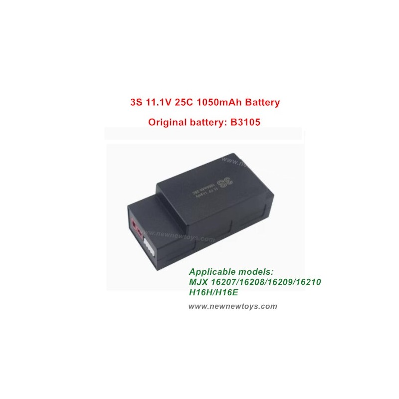 MJX Hyper Go Parts B3105 For MJX Hyper Go 16207 16208 16209 16210 Battery