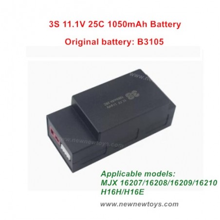 MJX Hyper Go Parts B3105 For MJX Hyper Go 16207 16208 16209 16210 Battery