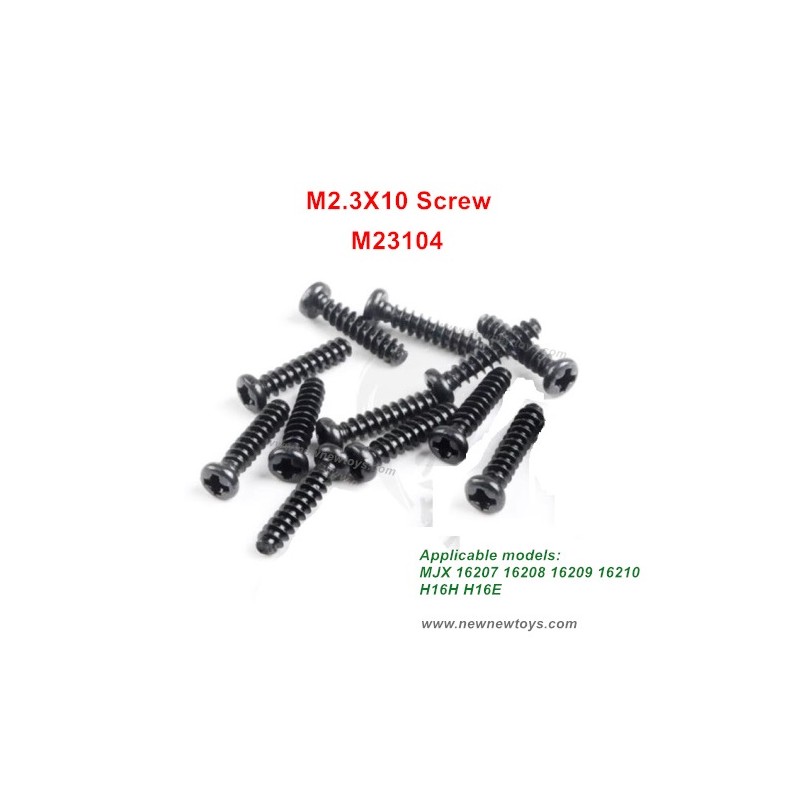 MJX HYPER GO 16207 16208 16209 16210 Parts M2.3X10 Screw M23104