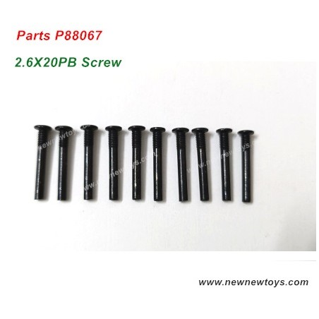 Enoze 9500E Parts P88067, 2.6X20PB Screw