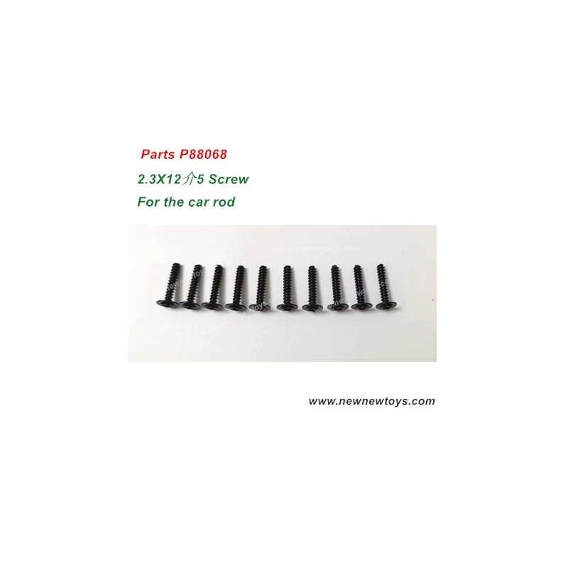 Enoze 9500E Parts P88068, 2.3X12 Screw