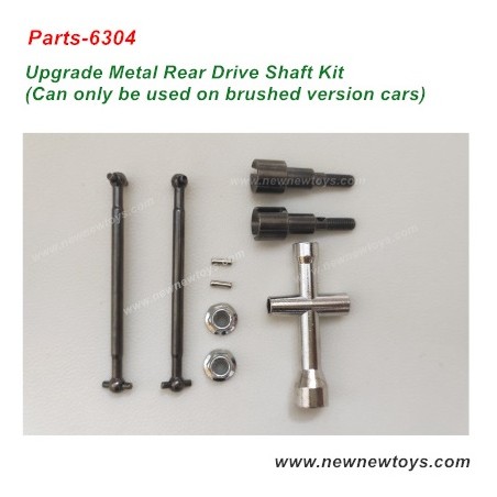 RC Car Spare Parts 6304 For Suchiyu RC Model SCY 16103 Upgrade Rear Drive Shaft