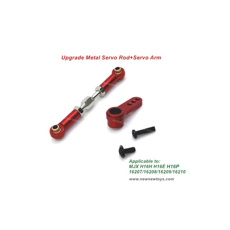 MJX HYPER GO 16208 Metal Servo Rod+Servo Arm