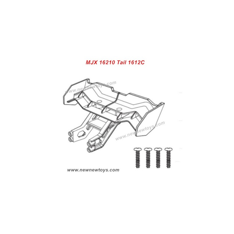 MJX HYPER GO 16210 Parts 1612C Tail