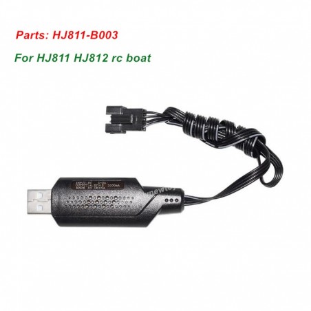 Accessories HJ811-B003 For HXJRC HJ811 RC Boat Parts USB Charger