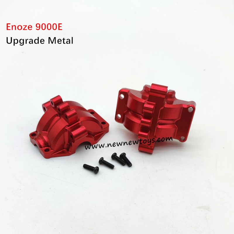 Enoze 9000E RC Car Upgrade Metal Parts Front+Rear Gearbox Cover PX9000-21/22