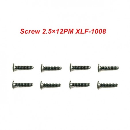 Screw 2.5×12PM XLF-1008 For XLF X04 Parts