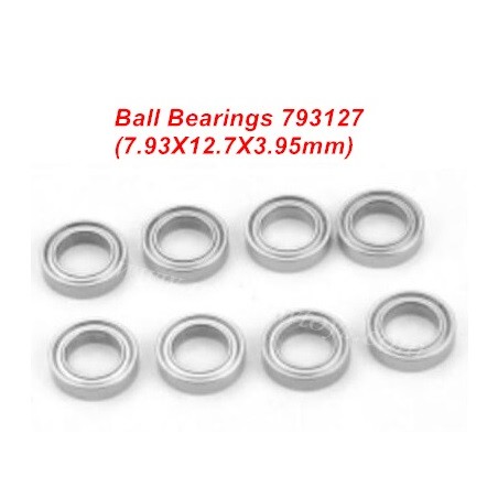 HBX Destroyer Parts Ball Bearings 793127 (7.93X12.7X3.95mm), 16890 RC Car