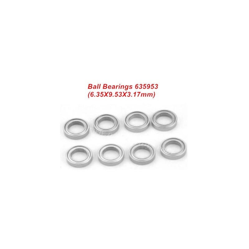 HBX 16890 Parts Ball Bearings 635953 (6.35X9.53X3.17mm)