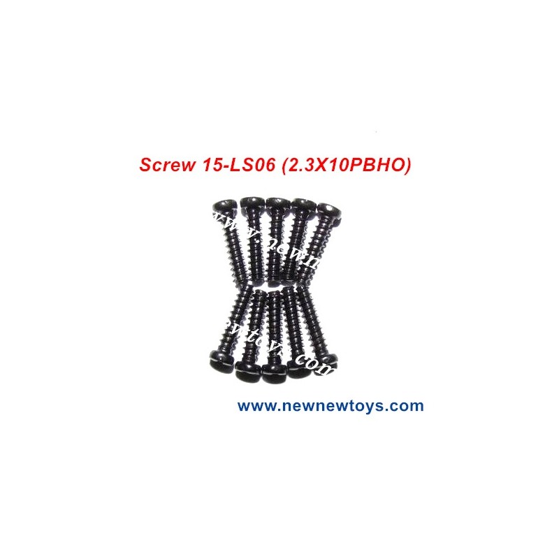 Xinlehong X9115 Screws Parts 15-LS06, Round Headed Screw (2.3X10PBHO)