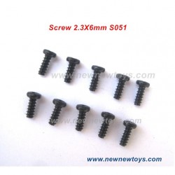 HBX 901 901A Parts S051, Round Head Self  Tapping Screw 2.3X6mm