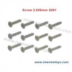 HBX 901 901A Parts S061, Screw KBHO 2.6X6mm