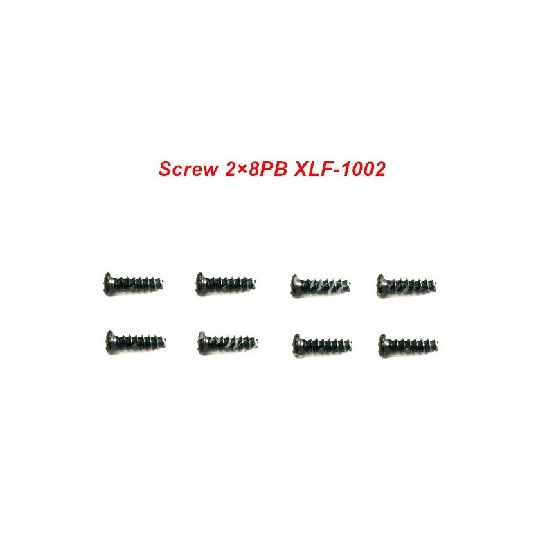 XLF X05 Screw Parts XLF-1002, 2×8PB