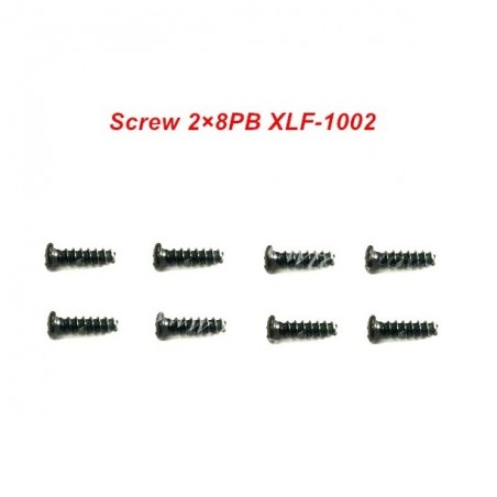 XLF X05 Screw Parts XLF-1002, 2×8PB