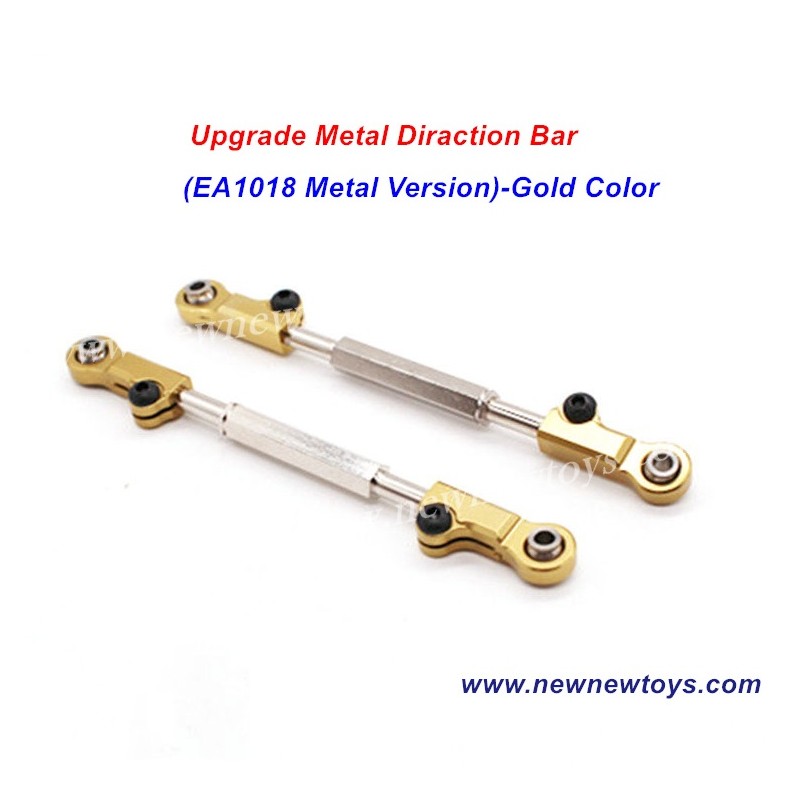 JLB Racing Cheetah 21101Upgrades-Metal Diraction Bar (EA1018 Metal Version)-Gold Color