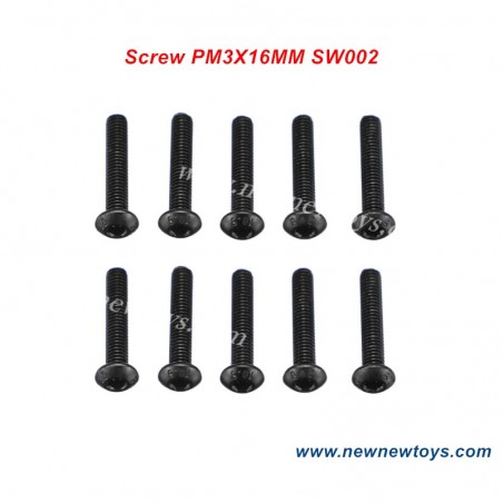 JLB Racing RC Car Parts Screw SW002 PM3X16MM