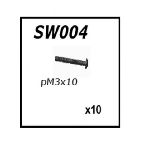 JLB Racing RC Car Parts Screw SW004-PM3X10