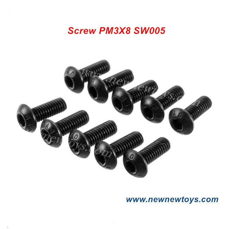 JLB Racing RC Car Parts Screw SW005-PM3X8