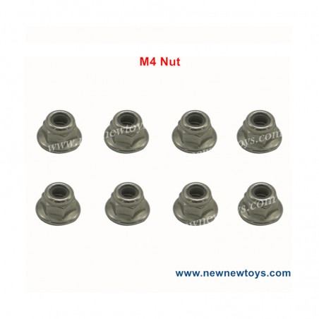 XLF F22A Parts M4 Nut, XLF 1/10 RC Car