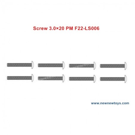 XLF F22A Parts Screw 3.0×20 PM F22-LS006