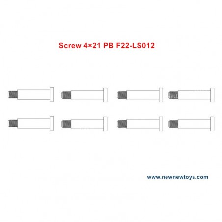 XLF F22A Parts Screw 4×21 PB F22-LS012