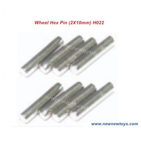 HBX 903 903A Wheel Hex Pin Parts H022, (2X10mm)