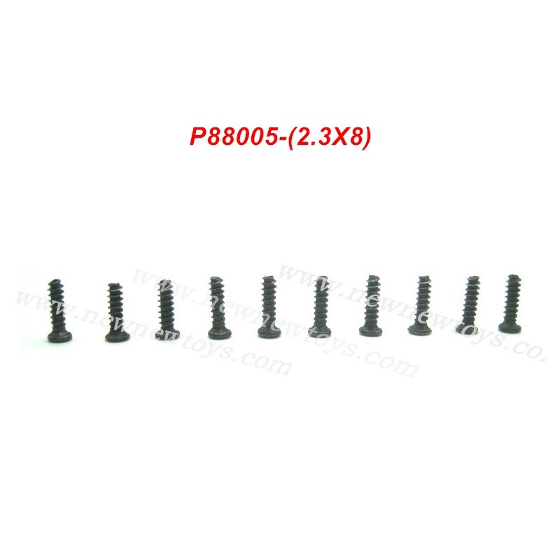 PXtoys 1/18 RC Car 9300 9301 9302 9303 9306 9307 Parts P88005, 2.3X8  Screw