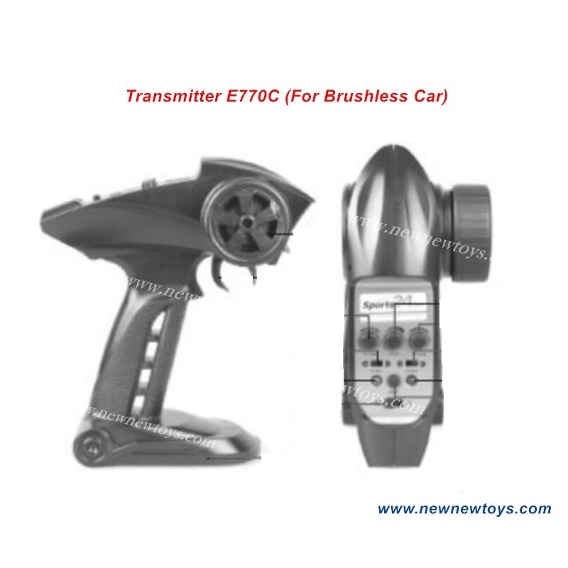 Haiboxing Twister 905A Transmitter, Remote Control E770C (For Brushless Version Car)