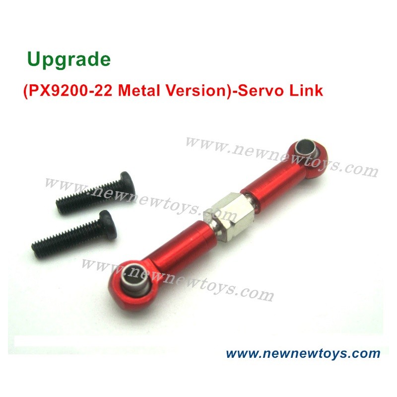 PXtoys RC 9204 Servo Rod Upgrade-Alloy Version-Red