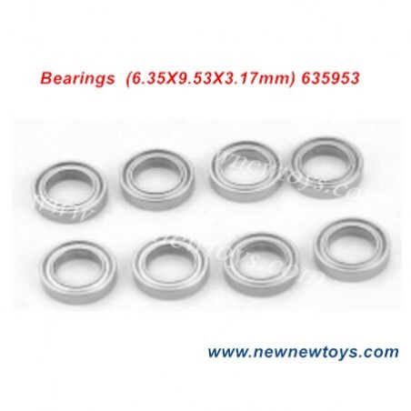 SG 1601 Bearings Parts 635953, (6.35X9.53X3.17mm)