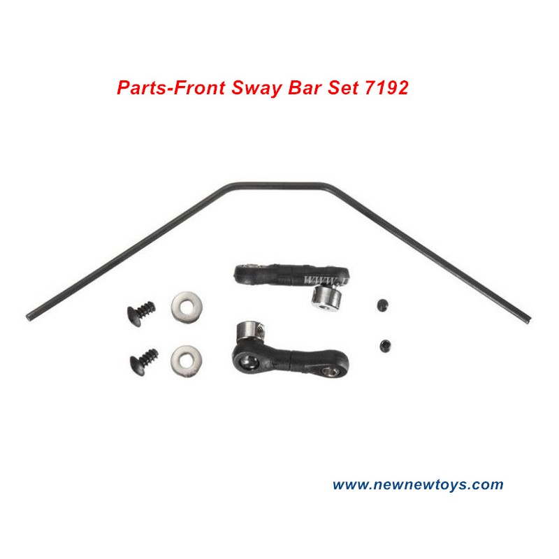 DBX 10 Parts Front Sway Bar Set 7192