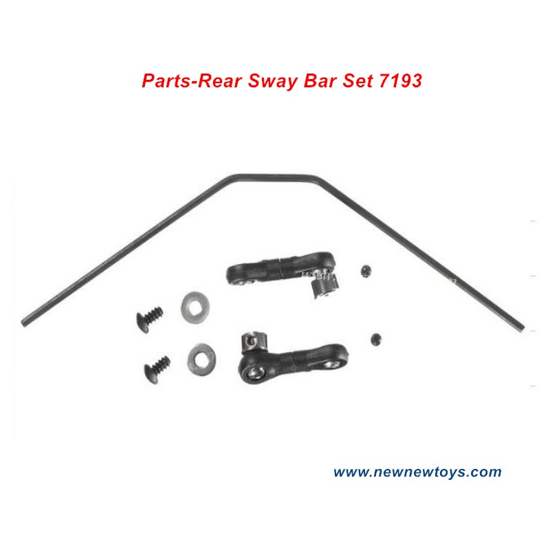 DBX 10 Parts Rear Sway Bar Set 7193