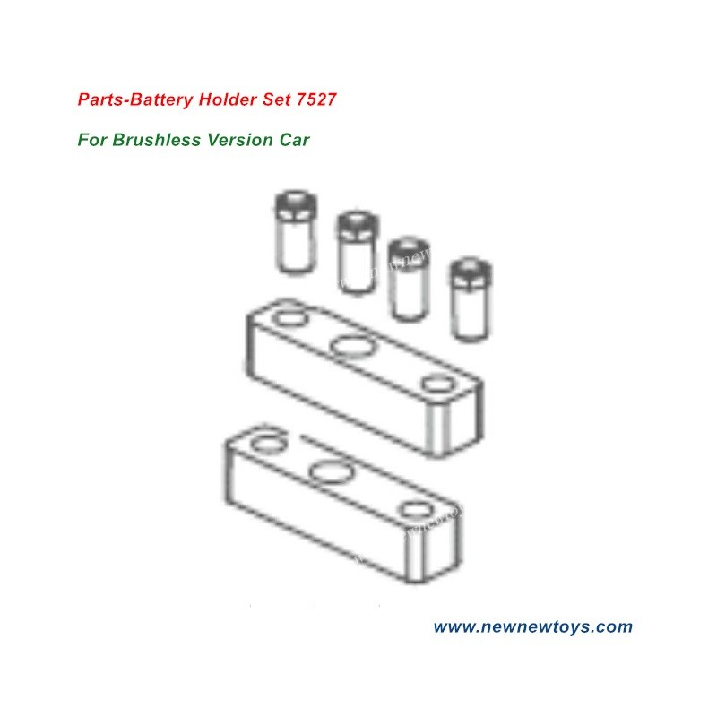 ZD Racing DBX 10 Brushless Car Parts Battery Holder Set 7527