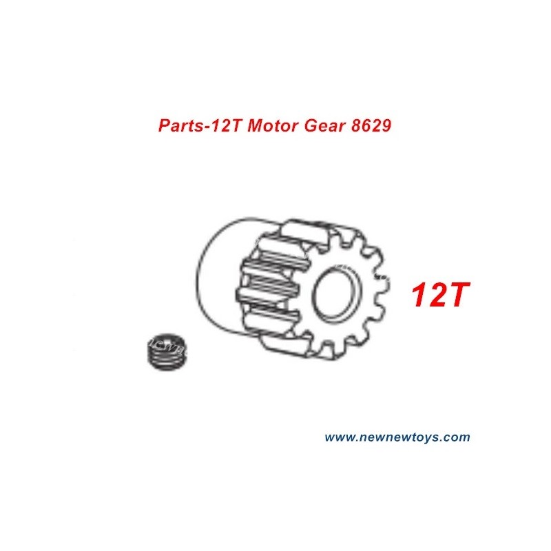 dbx 07 Parts 12T Motor Gear 8629