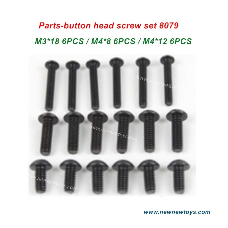 RC Buggy DBX 07 Screw 8079-Button Head Screw Set