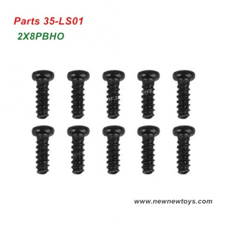 RC Car XLH Xinlehong Q901 Parts 35-LS01, 2X8PBHO Round Headed Screw