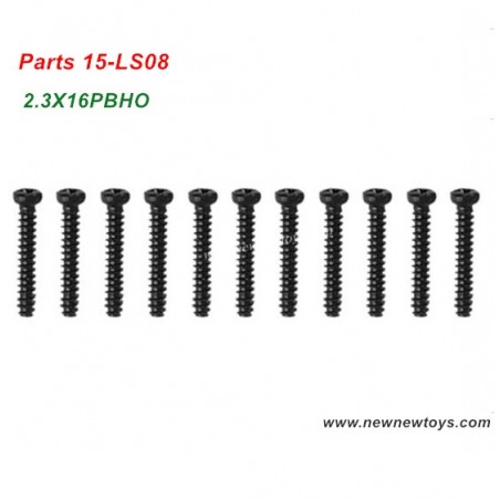 RC Car XLH Xinlehong Q901 Parts 15-LS08, Round Headed Screw 2.3X16PBHO