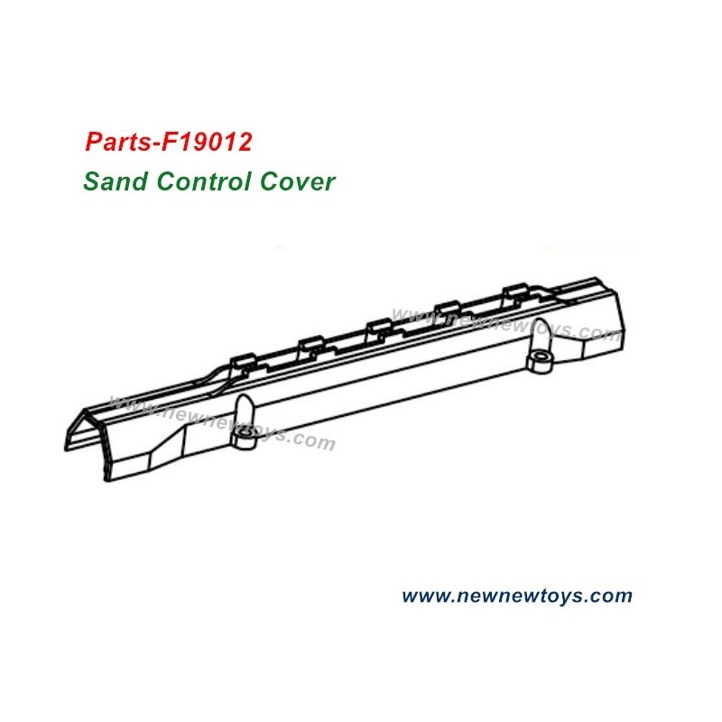 XLF F19/F19A Parts F19012, Sand Control Cover