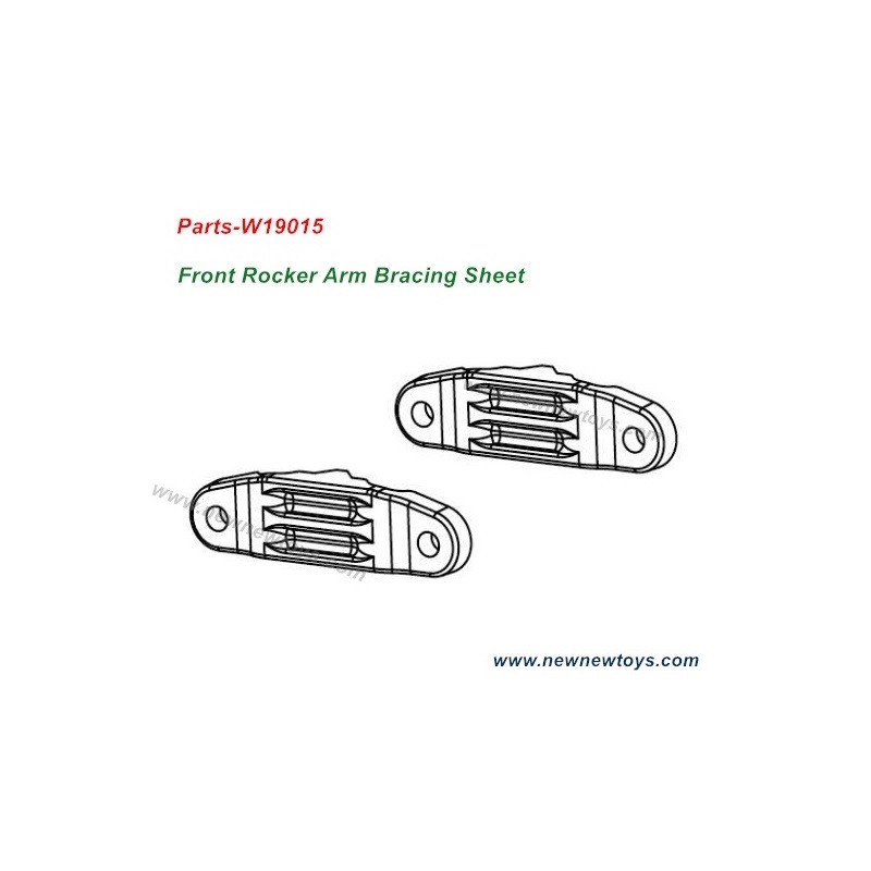 XLF F19A Parts W19015, Front Rocker Arm Bracing Sheet