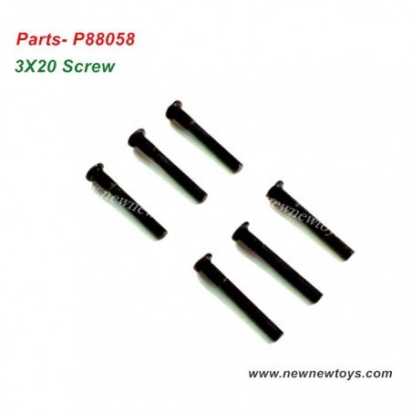 Enoze 9000E Spare Parts 3x20 Half -Teeth Scolw P88058