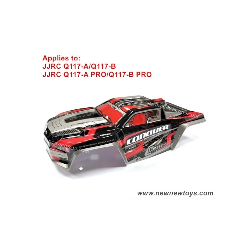 JJRC Q117B Parts Body Shell-6221 Red