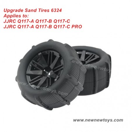 JJRC Q117-A Q117-B Q117-C Upgrade Parts Sand Tires 6324